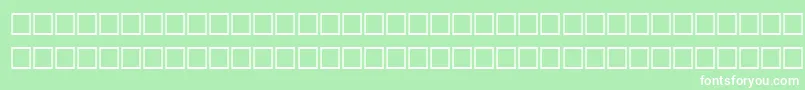 AfAbhaNormalTraditional Font – White Fonts on Green Background