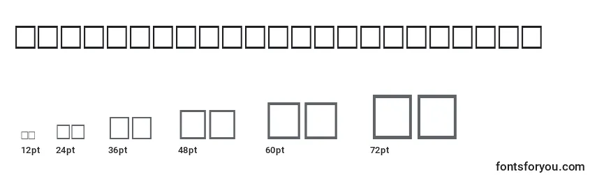 AfAbhaNormalTraditional Font Sizes