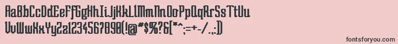 SoBad Font – Black Fonts on Pink Background