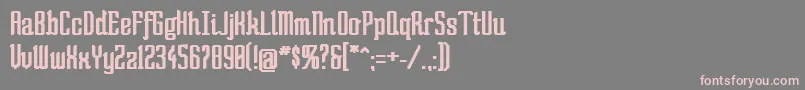 SoBad Font – Pink Fonts on Gray Background