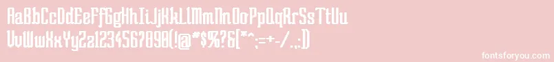 SoBad Font – White Fonts on Pink Background