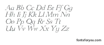 LingwoodantiqueLightItalic Font