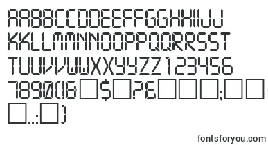 Crystal font – Fixed Width Fonts