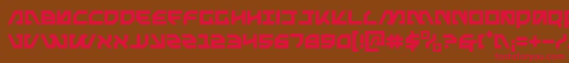 Metal Font – Red Fonts on Brown Background