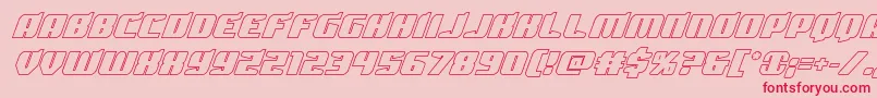Spartacoout Font – Red Fonts on Pink Background