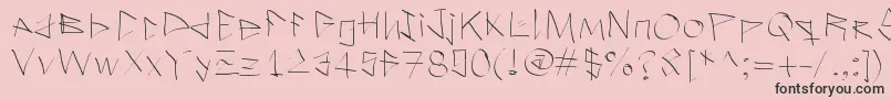 Ilostitinthestreet Font – Black Fonts on Pink Background