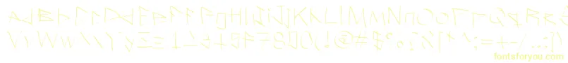 Ilostitinthestreet Font – Yellow Fonts on White Background