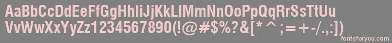 MilfcdB Font – Pink Fonts on Gray Background
