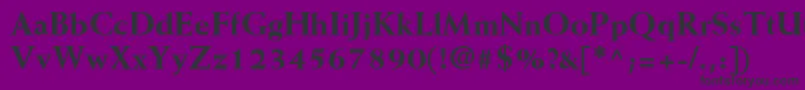 MissiveBlackSsiExtraBold Font – Black Fonts on Purple Background