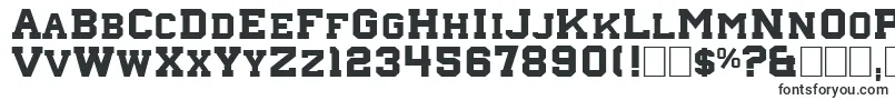 Шрифт Nebraska4 – спортивные шрифты