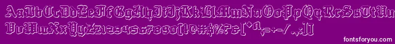 Questknight3D Font – White Fonts on Purple Background