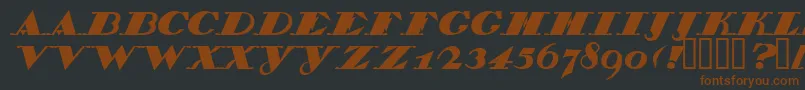 fuente BelukhaCapital – Fuentes Marrones Sobre Fondo Negro