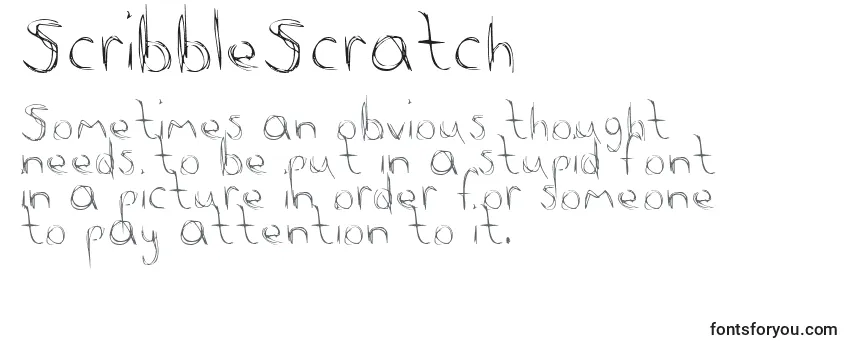 Czcionka ScribbleScratch
