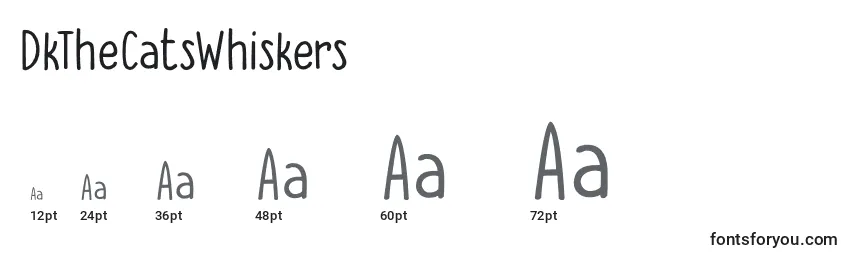 DkTheCatsWhiskers Font Sizes