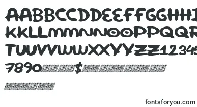  Superround font