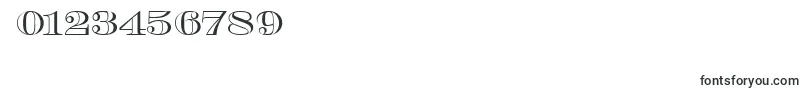 MauriceoutlineRegularDb-fontti – Fontit numeroille ja luvuille