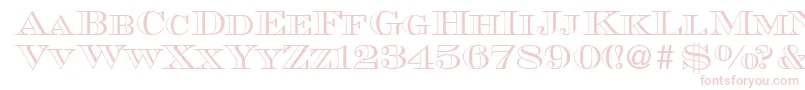MauriceoutlineRegularDb Font – Pink Fonts