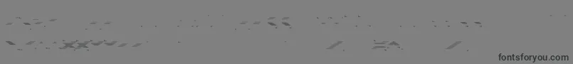 VerminVibesOutOfInk Font – Black Fonts on Gray Background