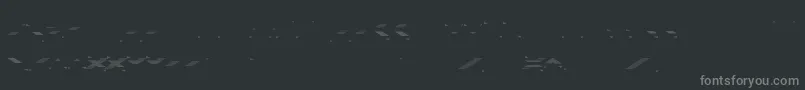 Шрифт VerminVibesOutOfInk – серые шрифты на чёрном фоне