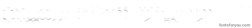 VerminVibesOutOfInk-fontti – harmaat kirjasimet valkoisella taustalla
