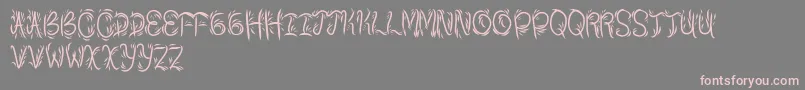 Bambu Font – Pink Fonts on Gray Background