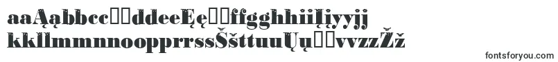 Bodonistars3Regular-Schriftart – litauische Schriften