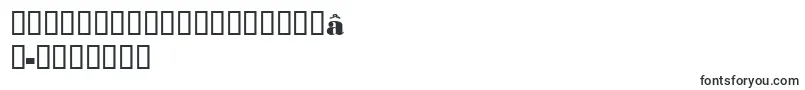 Bodonistars3Regular-Schriftart – hebräische Schriften