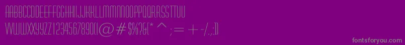 En savoir plus sur la police HuxleeVertical Police HuxleeVertical – polices grises sur fond violet
