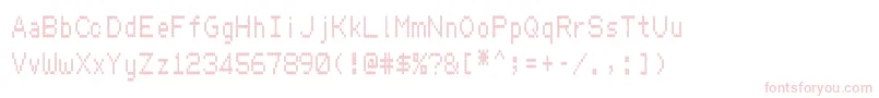 Hydrogentype Font – Pink Fonts on White Background