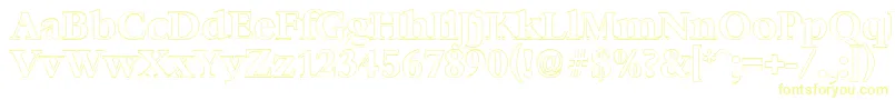 BernsteinoutlineBold Font – Yellow Fonts