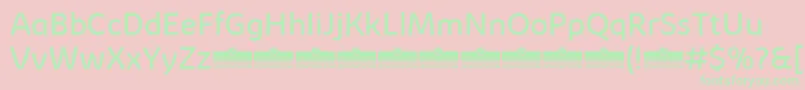 KabrioBookTrial Font – Green Fonts on Pink Background