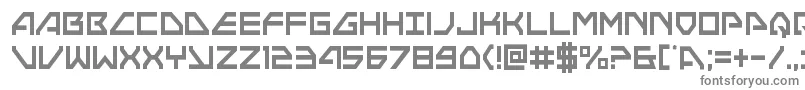 Neonavycond-fontti – harmaat kirjasimet valkoisella taustalla