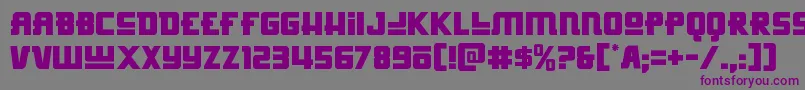 Hongkonghustle Font – Purple Fonts on Gray Background
