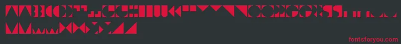 DekoYello Font – Red Fonts on Black Background