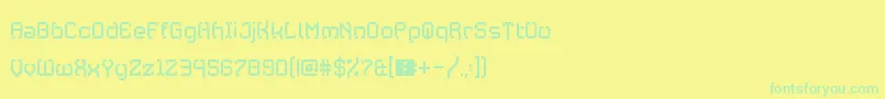 More about Jawbreaker Font Jawbreaker Font – Green Fonts on Yellow Background