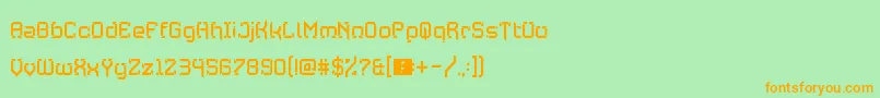 More about Jawbreaker Font Jawbreaker Font – Orange Fonts on Green Background