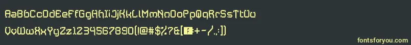 More about Jawbreaker Font Jawbreaker Font – Yellow Fonts on Black Background