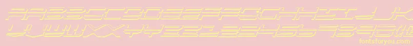 Qstrike2si Font – Yellow Fonts on Pink Background