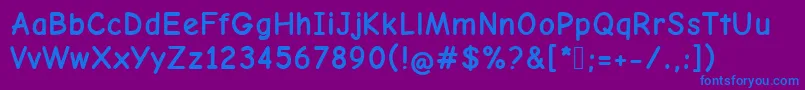 More about ComicNeueBold Font ComicNeueBold Font – Blue Fonts on Purple Background