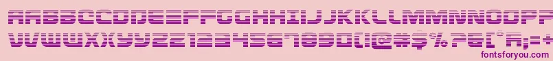 Defconzerograd Font – Purple Fonts on Pink Background