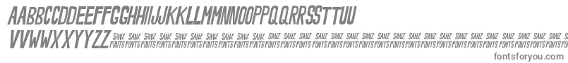 NoveeyItalic Font – Gray Fonts on White Background