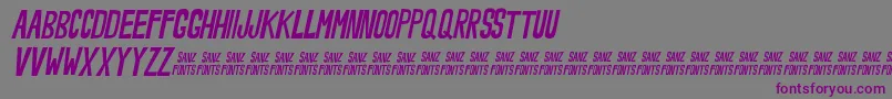 NoveeyItalic Font – Purple Fonts on Gray Background