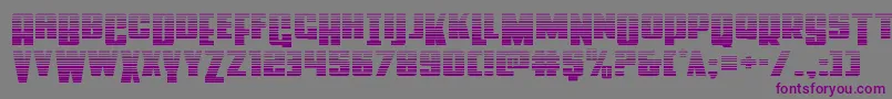 Шрифт Powerlordgrad – фиолетовые шрифты на сером фоне