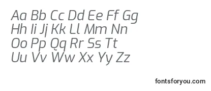 ExoItalic Font