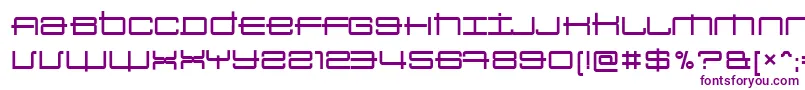 Sansbroadway-Schriftart – Violette Schriften