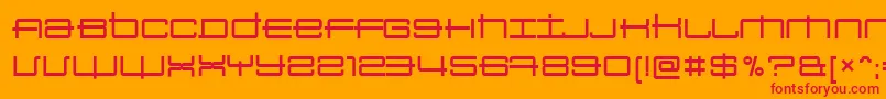 Подробнее о шрифте Sansbroadway Шрифт Sansbroadway – красные шрифты на оранжевом фоне
