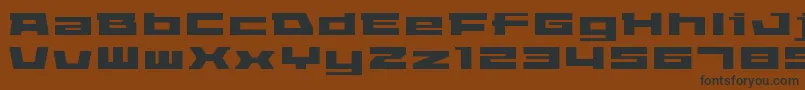 ElephantARegular Font – Black Fonts on Brown Background