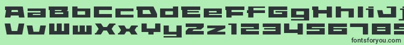 ElephantARegular Font – Black Fonts on Green Background