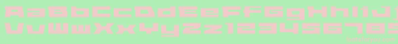Шрифт ElephantARegular – розовые шрифты на зелёном фоне