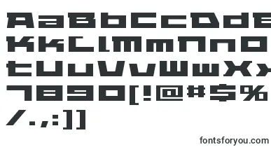  ElephantARegular font